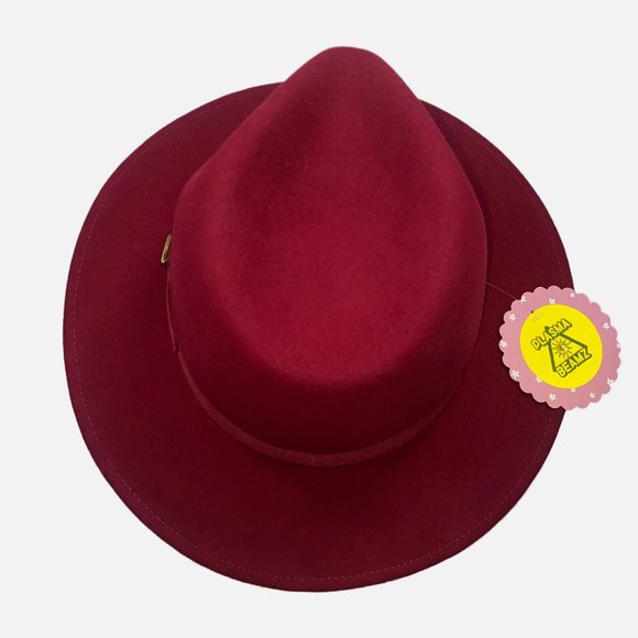 San Diego Hat Co Crimson Red Wool Fedora main image 10